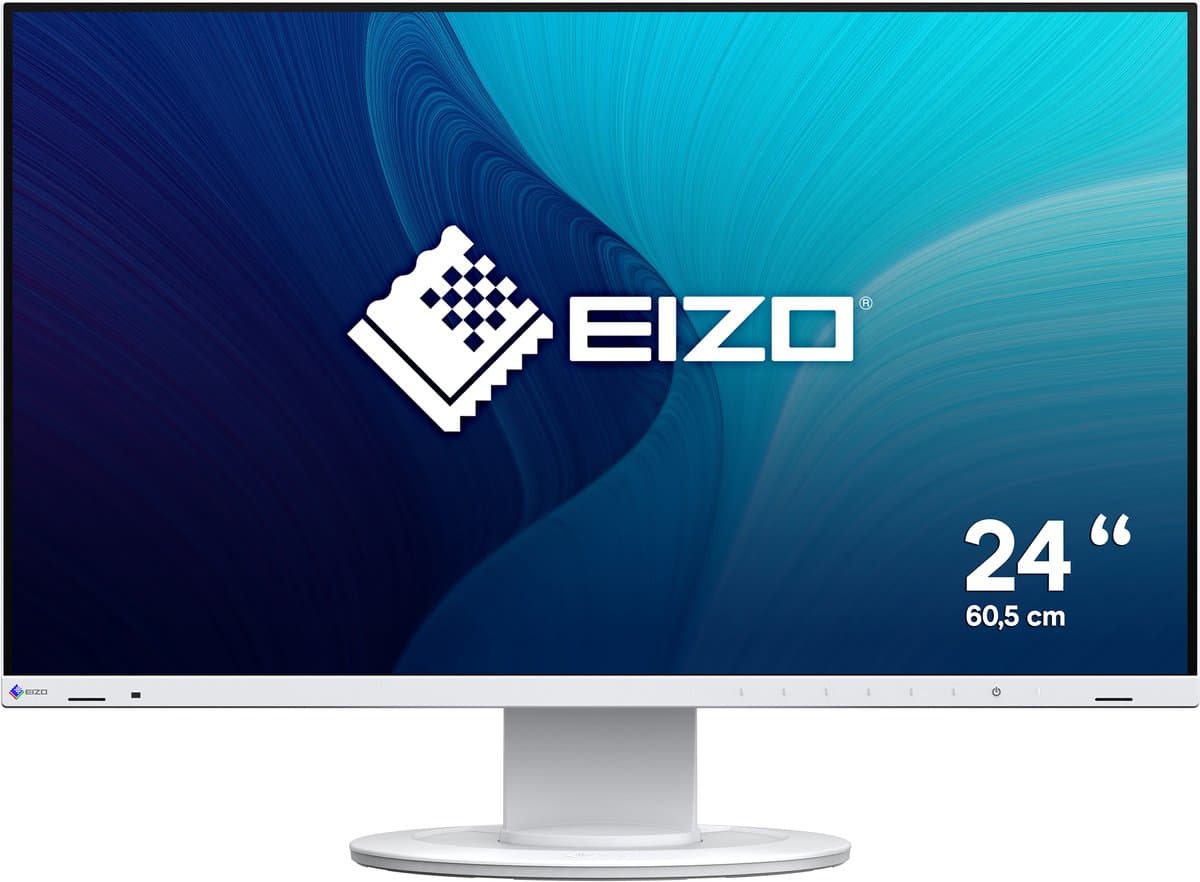 EIZO FlexScan EV2400R-WT computer monitor 60,5 cm (23.8") 1920 x 1080 Pixels Full HD LCD Wit — afbeelding 1