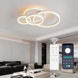 Dimbare LED Plafondlamp met Afstandsbediening - Warm naar Koud Licht - 48W — thumbnail 4