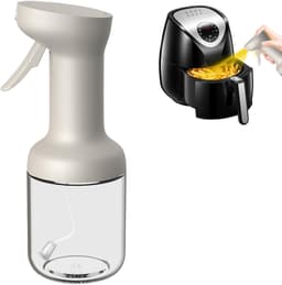 Kookoliesprayfles - Glazen olijfoliesprayfles - Multifunctionele oliefles - Geschikt voor airfryers, picknicks in de buitenlucht en het sprayen van sauzen - Geschikt voor grillen, bakken en koken - 450 ml — thumbnail 6