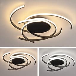 Dimbaar LED Plafondlamp Spiraal Bloem Design Kroonluchter voor Eetkamer en Woonkamer — thumbnail 2