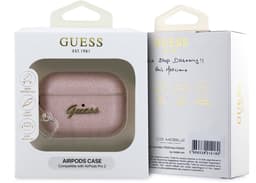 Guess AirPods hoesje voor Airpods Pro & Pro 2 - metallic ontwerp - Roze — thumbnail 3