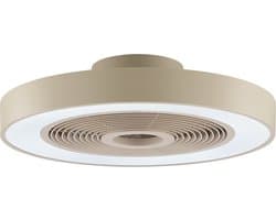 Brilliant Catania - Plafondventilator - LED 40W - CCT - 2700K-6500K - Dimbaar - ICRGB - Nachtlicht - Timer - Afstandsbieding - Beige