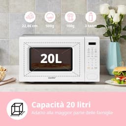 Digitale Magnetron 20L, 700W met 6 Vooraf Ingestelde Menu's en Express Cook Functie — thumbnail 5