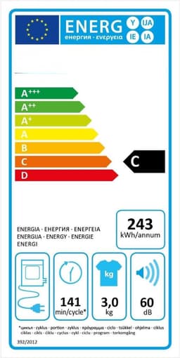 Florixa® Mini Droger - Droger - Mini Wasmachine - Wit - 48cm x 49cm x 69cm — thumbnail 3