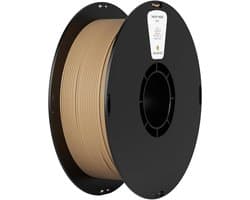 PLA Hout Filament 1,75 mm Geel voor 3D Printer - 1 KG Spoel met Houtstructuur