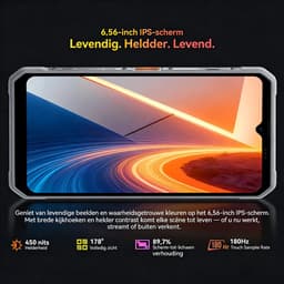 OSCAL MARINE 3 Robuuste Smartphone - 24GB RAM+128GB ROM - 5000mAh Robuuste Telefoon - 6,56 Inch - IP68 IP69K - Dual SIM 4G - Android 16 - BT5.0 - NFC GPS - Zwart — thumbnail 7