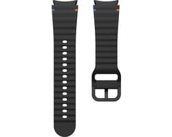 Go Go Gadget - Smartwatch bandje - Siliconen band - Geschikt voor Samsung Galaxy Watch 7 - 40& 44mm - Zwart