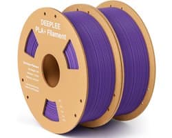 PLA+ 3D Printer Filament 1.75mm Paars 2kg - Hoge Maatnauwkeurigheid +/- 0.02mm