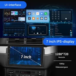 ESSGOO Autoradio 2Din Universeel - Android 15 - Apple Carplay & Android Auto (Draadloos) - 6+128GB - 7 Inch HD Touchscreen - GPS, FM/AM, 4G WIFI — thumbnail 2