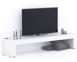 TV Meubel Evolution 180cm Breed in Essen Wit met Draadloze Oplader en USB Poorten