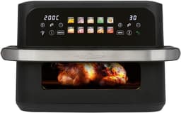 XXL Heteluchtfriteuse 2 Kamers Olievrij met Touchscreen en 10 Programma's — thumbnail 1