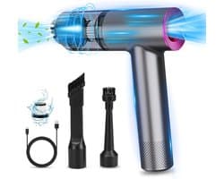 Draadloze Krachtige Handstofzuiger 15000PA met Borstelloze Motor voor Thuis en Auto