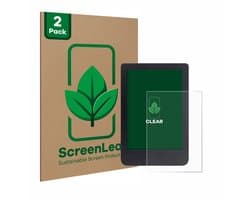 ScreenLeaf - Screenprotector voor Tolino Shine 3 - Duurzame schermbescherming Folie Beschermfolie transparant 2 Stuks