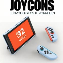 Xainy – Blauwe hard case geschikt voor Nintendo Switch 2 | Switch-games accessoires | beschermhoesje / cover hoes voor de Nintendo Switch consoles & joy con | excl. screen protector — thumbnail 4