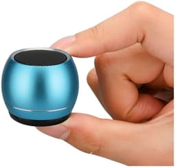 Ynkkvre - Bluetooth Speaker - Mini Draagbare Luidspreker - Draadloze Bluetooth Speaker - True Wireless Stereo - Compacte Draagbare Speaker Met Krachtige Geluidskwaliteit - 2 Stuks - Voor Reizen En Outdoor Gebruik Blauw — thumbnail 1