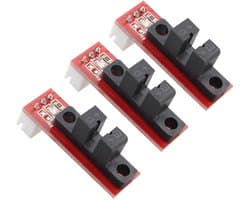 3 Stuks Optische Eindstop Schakelaars voor 3D Printers en CNC Machines