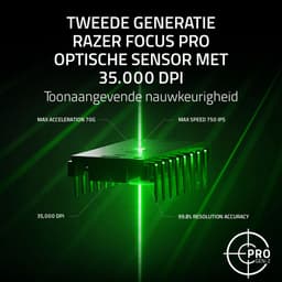 Razer Basilisk V3 Pro 35K - Draadloze Ergonomische Gaming Muis - 35.000 DPI - Phantom Green Edition — thumbnail 4