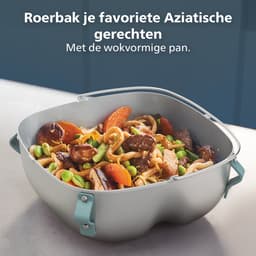 Philips 2-in-1 Stoom- en Wokset Airfryer Accessoire - HD9960/00 - Geschikt voor Philips — thumbnail 7