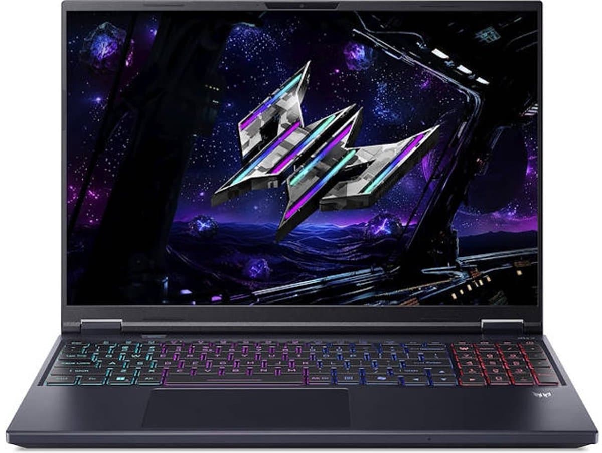 "Acer Predator Helios Neo 16 AI PHN16-73-95NY Intel Core Ultra 9 275HX Laptop 40,6 cm (16"") WQXGA 64 GB DDR5-SDRAM 2 TB SSD NVIDIA GeForce RTX 5070 Ti Wi-Fi 6E (802.11ax) Windows 11 Home Zwart" — afbeelding 1