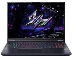 "Acer Predator Helios Neo 16 AI PHN16-73-95NY Intel Core Ultra 9 275HX Laptop 40,6 cm (16"") WQXGA 64 GB DDR5-SDRAM 2 TB SSD NVIDIA GeForce RTX 5070 Ti Wi-Fi 6E (802.11ax) Windows 11 Home Zwart"