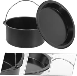 1 Set Airfryer Bakpan-Antiaanbak-Airfryer Cakevorm-Mand-Geschikt voor Meerdere Kookgelegenheden-Hittebestendig-Herbruikbaar-Geschikt voor Kip-Burger-Vis etc. — thumbnail 3