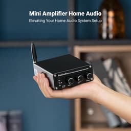 RFWR® Mini Bluetooth Stereo Versterker met 100W x 2 - 2.0 Kanaals HiFi Versterker voor Draadloze Geluidsstreaming — thumbnail 2