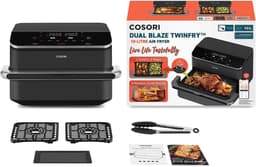 RFWR® Twee Kamers Heteluchtfriteuse met 10 Liter Capaciteit en Dual Blaze Technologie — thumbnail 9