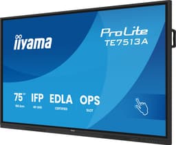 iiyama TE7513A-B1AG beeldkrant Interactief flatscreen 190,5 cm (75") Wifi 500 cd/m² 4K Ultra HD Zwart Touchscreen Type processor Android 18/7 — thumbnail 3