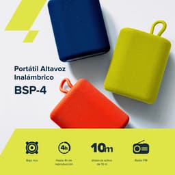 Canyon BSP-4 - Draagbare Bluetooth Speaker - 5W - FM Radio - Grijs — thumbnail 2