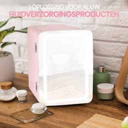 MKSS® Mini Koelkast - Minibar - Skincare Fridge - Roze — thumbnail 7