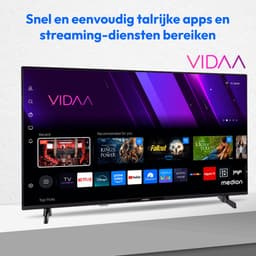 MEDION Full HD TV 100,3 cm (40 inch) (Smart TV, HDR, VIDAA Store, Netflix, Prime Video, Disney+, DAZN, Paramount+, HbbTV, PVR, Bluetooth), MD 840101 — thumbnail 4