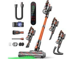 DailySupplies® Stofzuiger Draadloos - Steelstofzuiger Snoerloos - Tapijtreiniger