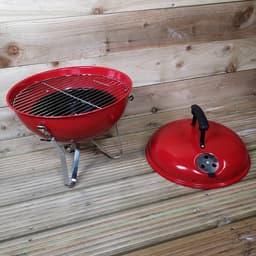 Wilderness Houtskoolbarbecue Bolvorm - Rood — thumbnail 4
