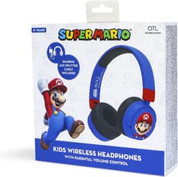 Super Mario - draadloze kinderkoptelefoon - volumebegrenzing - lange batterijduur - microfoon - opvouwbaar - bluetooth — thumbnail 12