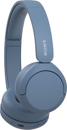 Sony WH-CH520 Draadloze Bluetooth-koptelefoon - tot 50 uur batterijduur met snelladen， on-ear stijl - Blauw — thumbnail 2
