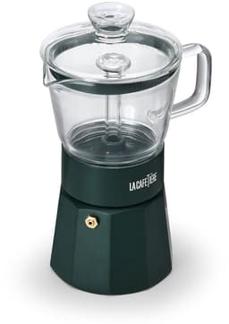 Espresso Maker, 6 Cups, 0.29 L, RVS, Glas, Groen - La Cafetière | Verona — thumbnail 2