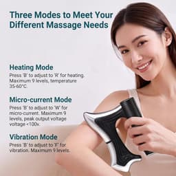 Massagepistool elektrisch - verwarmd - met led-display - voor spierontspanning - ShopVlot — thumbnail 2