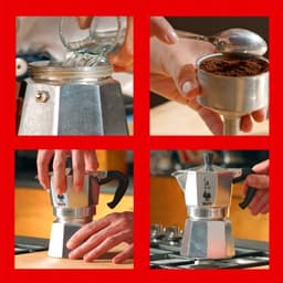 Bialetti Moka Express Aluminium Zwarte Koffiezetter - 900 ml — thumbnail 4