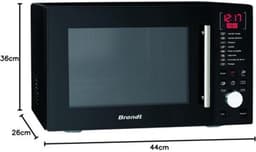 Vrijstaande magnetron met grill - 26L, 900W - 8 automatische kookprogramma's — thumbnail 3