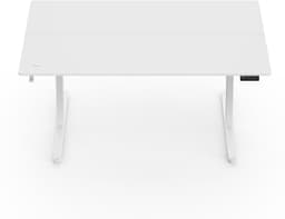 SENSE7 NOJO LIGHT - Elektrisch Verstelbaar Bureau - 160x80 cm - Geheugenfunctie - Zit Sta Bureau - Computertafel - Wit — thumbnail 2