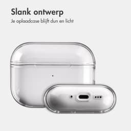 imoshion Clear Softcase voor - Hoesje geschikt voor AirPods Pro 3 - Smokey Black — thumbnail 4