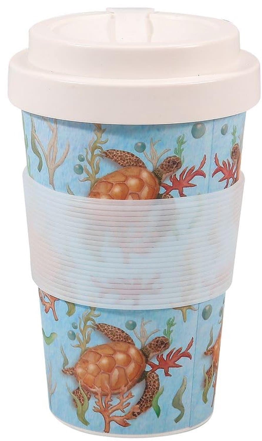 Gerecycled Reiscup van 400ml, Magnetron- en Vaatwasserbestendig — afbeelding 1