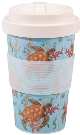 Gerecycled Reiscup van 400ml, Magnetron- en Vaatwasserbestendig — thumbnail 1