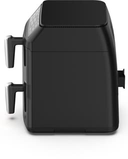 Airfryer, heteluchtfriteuse met 2 kamers, 11 l, heteluchtfriteuse, 40% minder ruimte, 2500 W Dual Zone 6-in-1 met touchscreen-kijkvenster, synchronisatie — thumbnail 4