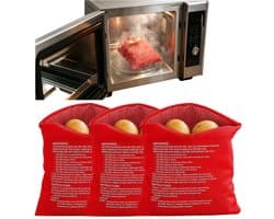 3 Stuks Aardappelzakken voor de Magnetron