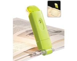 DEWENWILS Leeslamp, cliplamp om in bed te lezen, 2 helderheidsinstellingen, 2 warme kleuren, USB oplaadbaar, oogbescherming, cadeau voor lezers voor kinderen