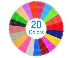 3D PLA Gloeidraad - 20 kleuren 1,75 mm 5M voor 3D Pen