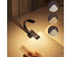 Oplaadbare Leeslamp met 3 Lichtmodi en 360° Flexibele Slang