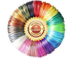3D Pen Filament 1.75mm PLA - Kleuren Set voor Kinderen en Volwassenen, Compatibel met 3D Pennen