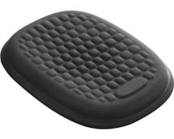 Polssteun voor toetsenbord - Elleboogsteun - Armsteun voor bureau - Ergonomische demping - Gelmuismat ter verlichting van carpaaltunnelsyndroom - Geschikt voor computers, laptops, kantoorwerk, gamen, autostoelen, enz. - Zwart